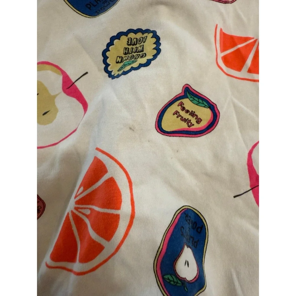 Bonds WONDERSUIT Zippy Fruit Sticker Fun White one piece  18/24‎ months *Play*